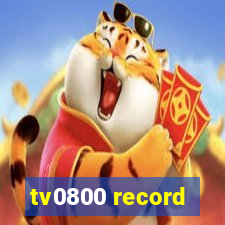 tv0800 record